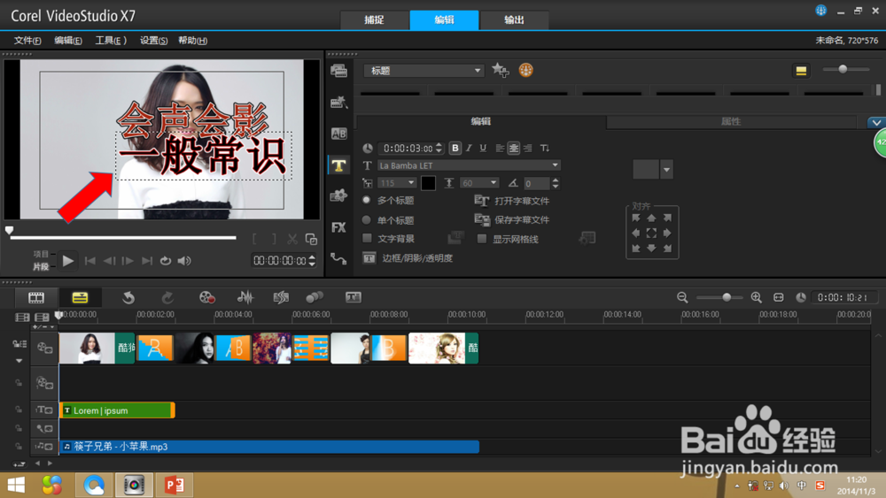 会声会影一般常识教程：[5]为视频添加文字