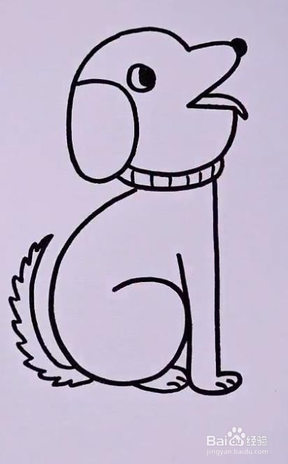 狗狗怎么画好看