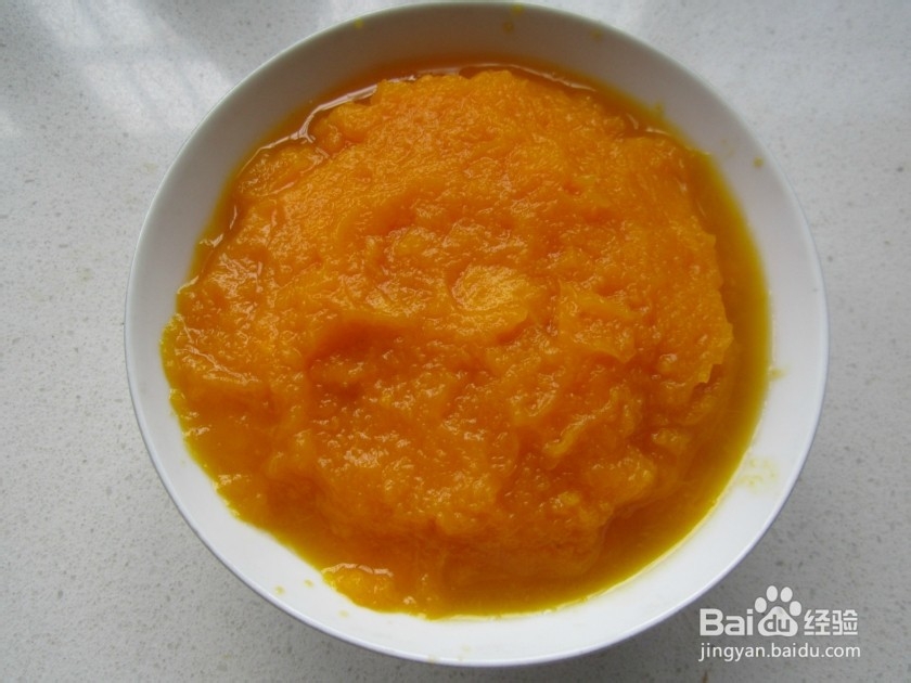 南瓜花卷的制作过程