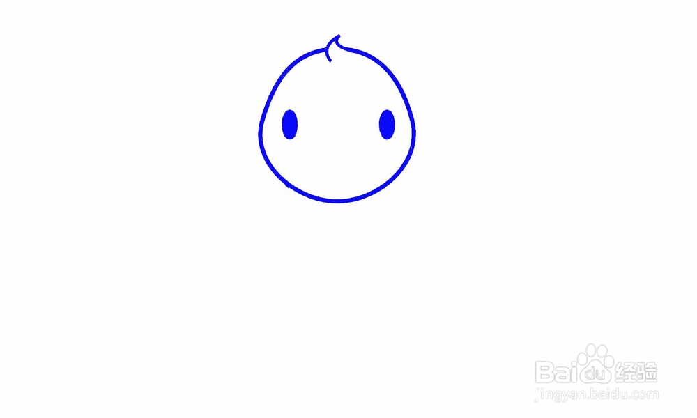 简笔画站着的小鸡怎么画