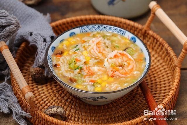 怎么做香菇蔬菜海鲜粥