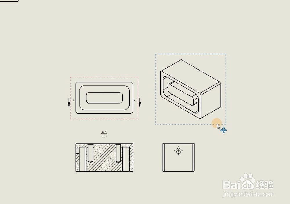 SOLID WORKS 的3D图转工程图再转CAD标注尺寸