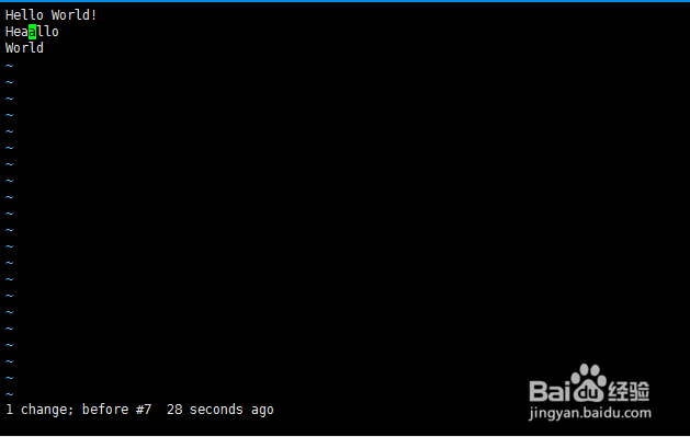 vi/vim 的基本用法