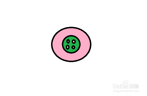 如何画钮扣的简笔画