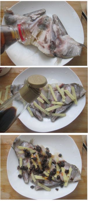 辣豆豉蒸雅片鱼头