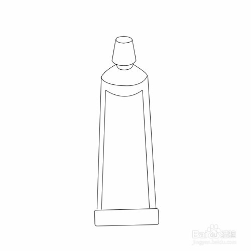 如何画牙膏简笔画