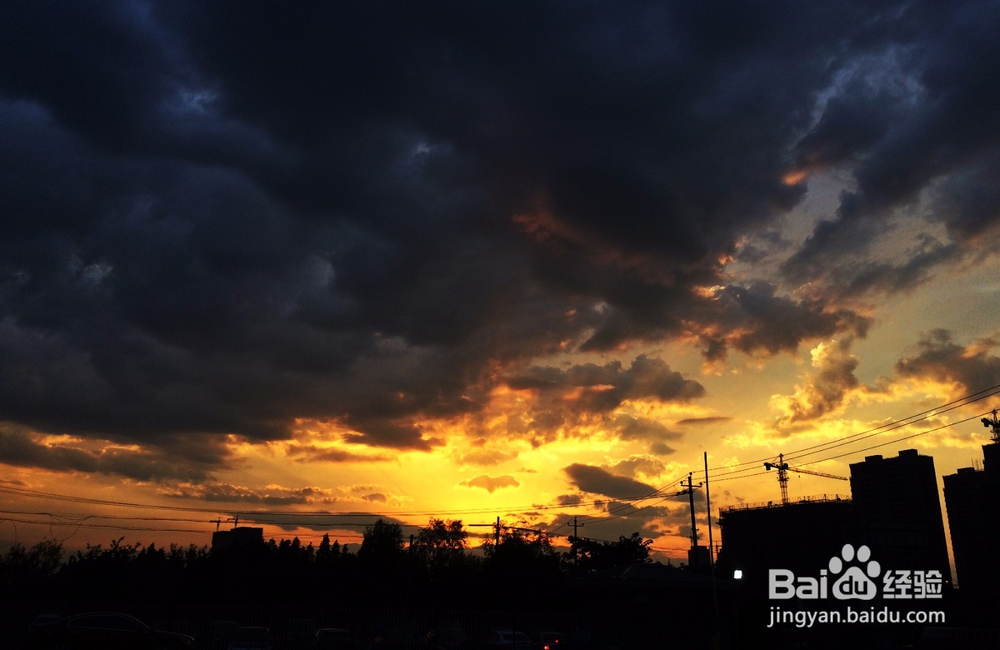 怎样用手机拍出雷雨前的风景美照