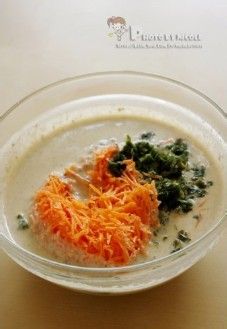 混搭风海藻胡萝卜豆渣饼
