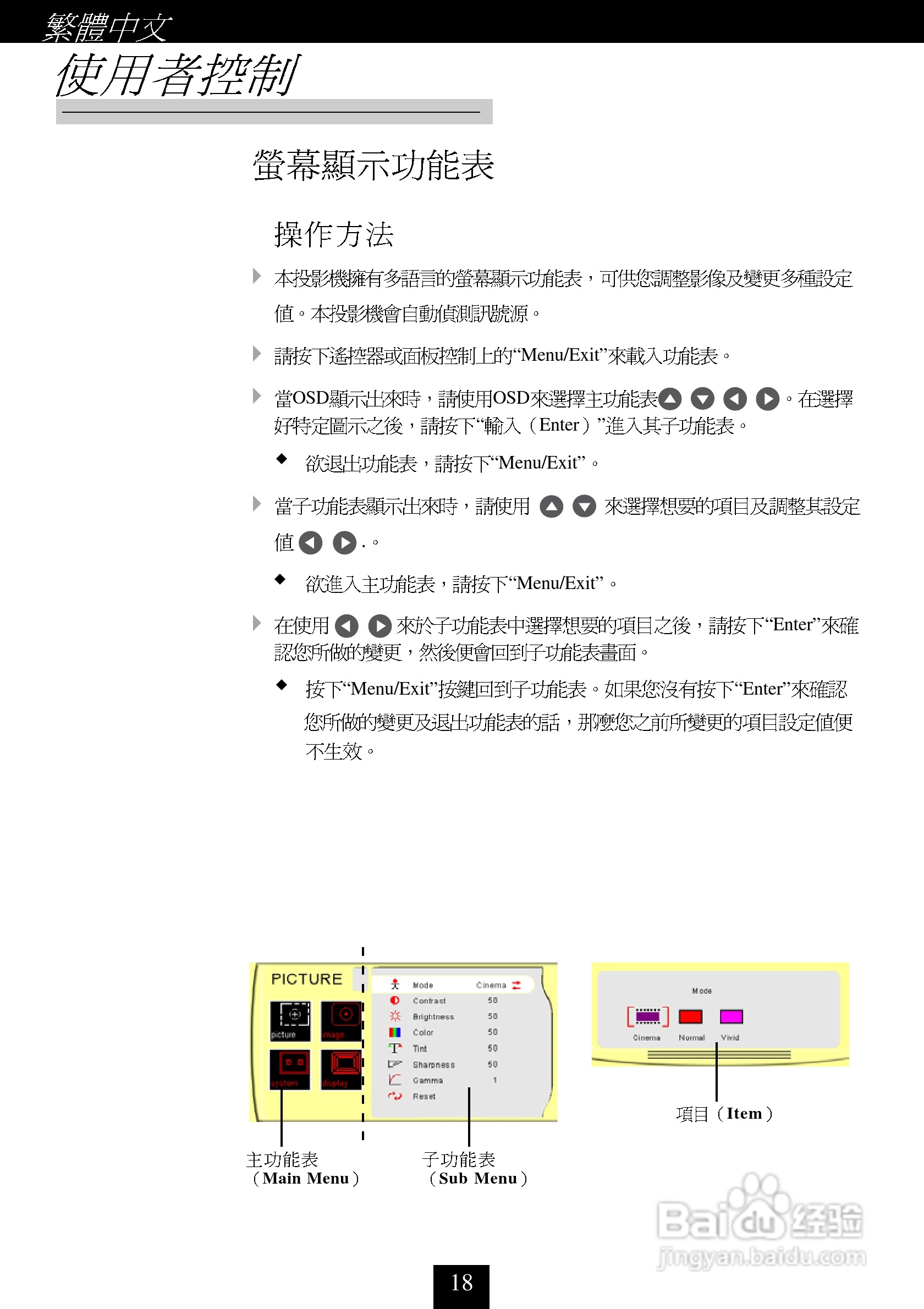 奥图码 H30投影机说明书:[2]