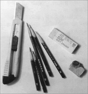 画素描需要的工具及使用方法