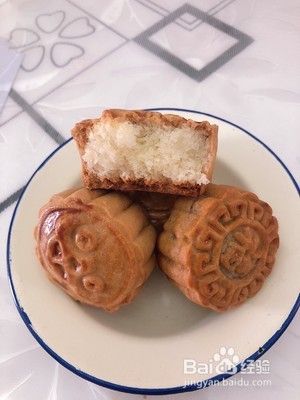 家常版椰蓉月饼的做法