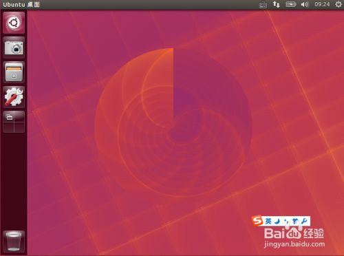 Ubuntu顶部与左边侧边栏消失了怎么办 百度经验