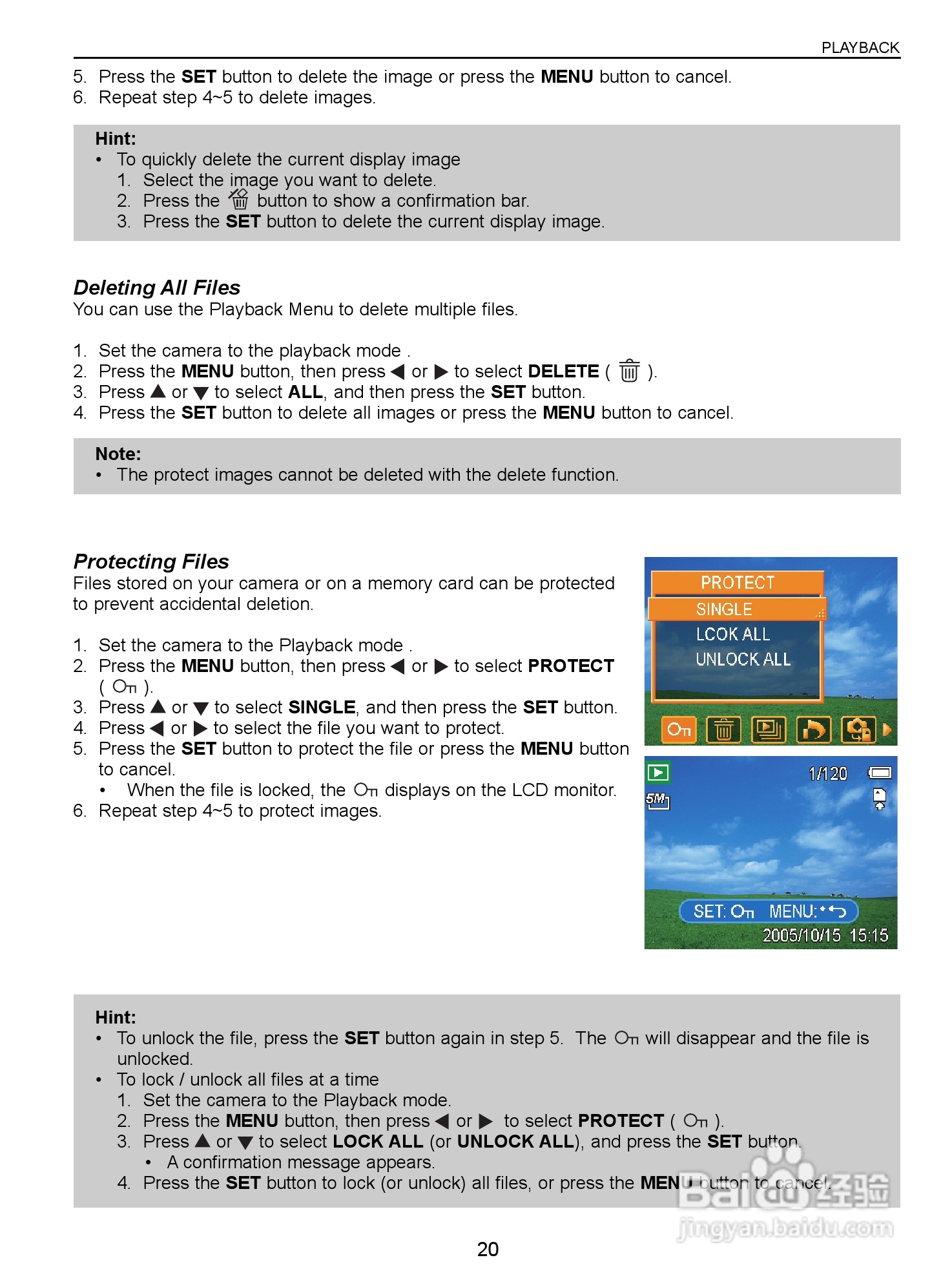 JENOPTIK JD 5.0 z3 EasyShot数码相机说明书:[3]