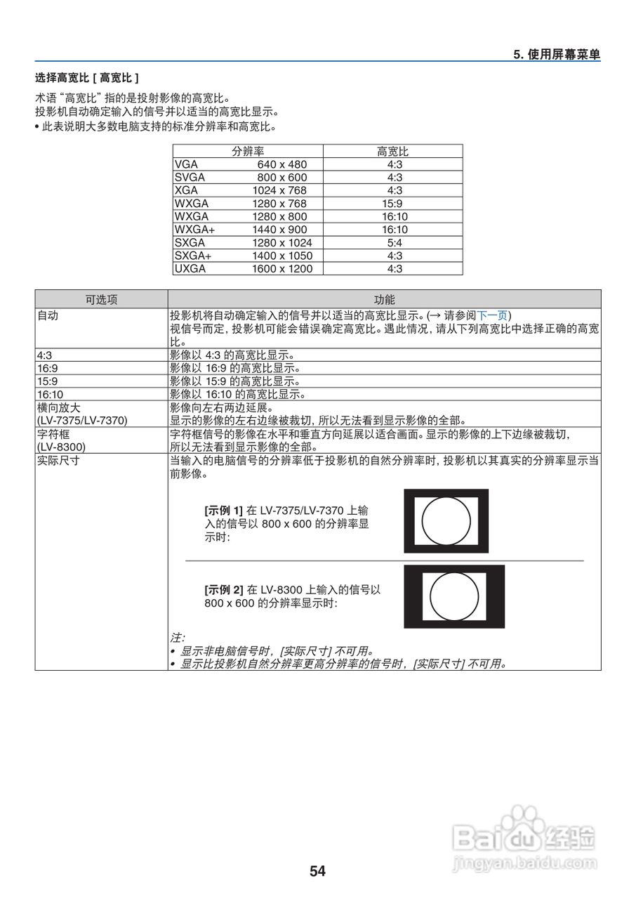 佳能LV-8300投影机使用说明书:[7]