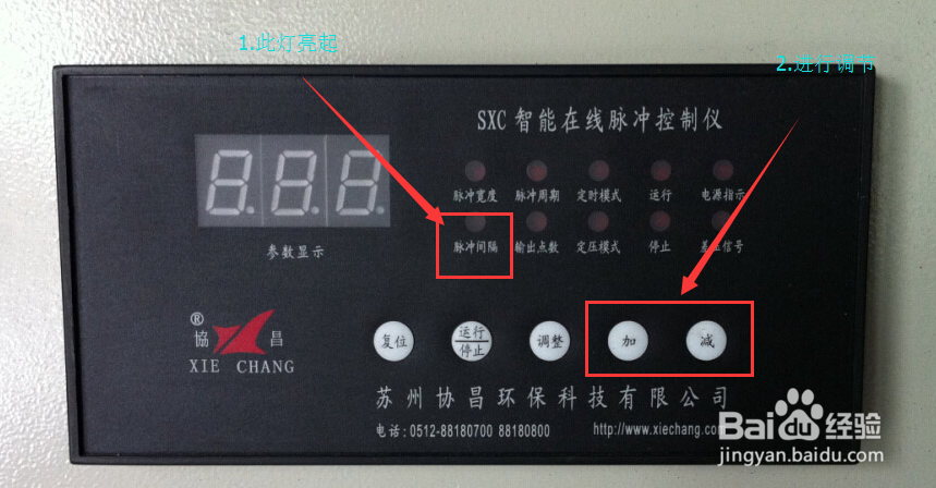 控制仪各参数的设置方法