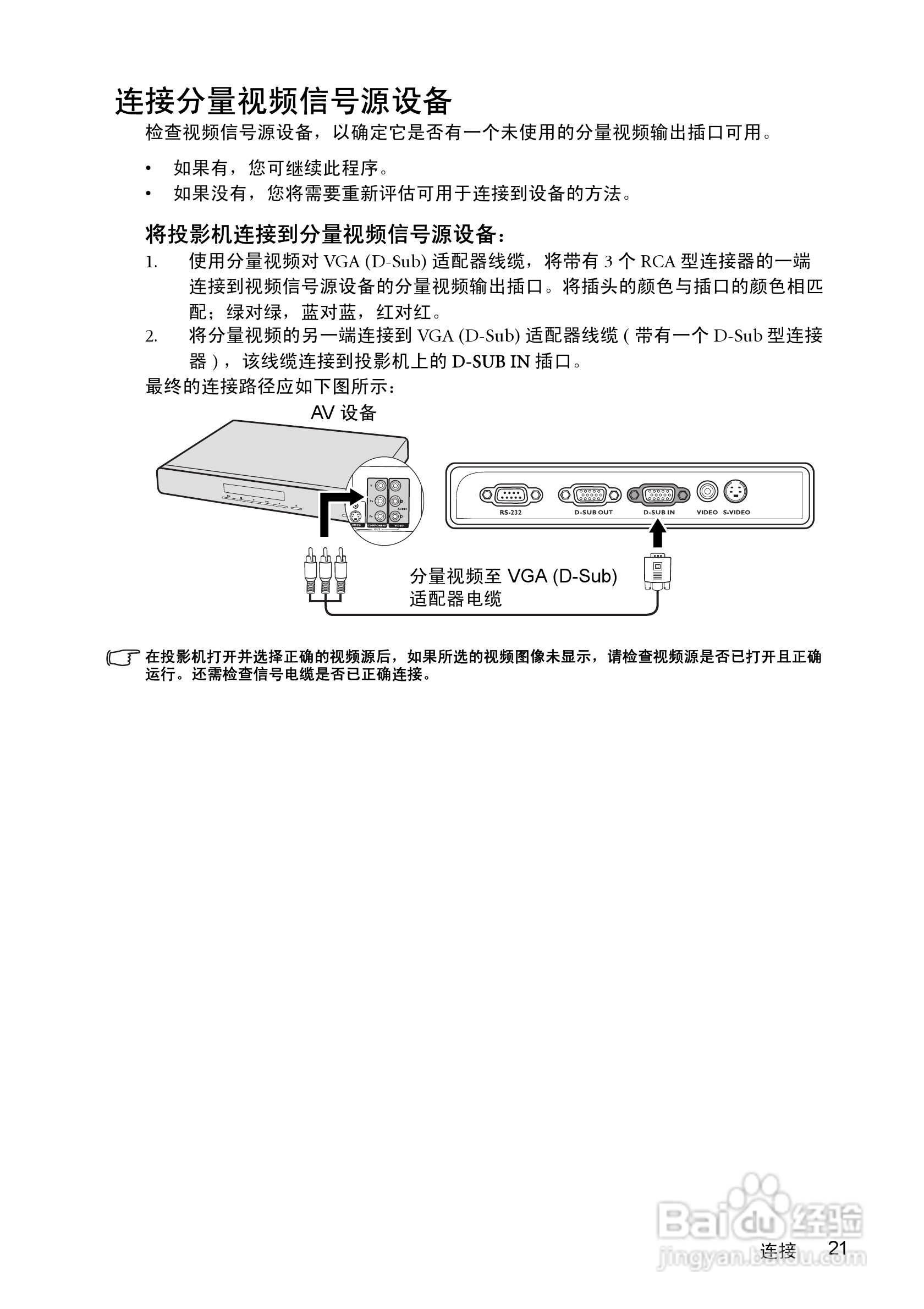 明基MP522投影仪使用说明书:[3]