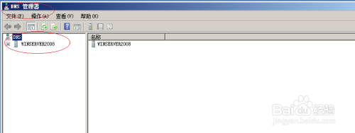 Windows server 2008操作系统新建DNS主要区域