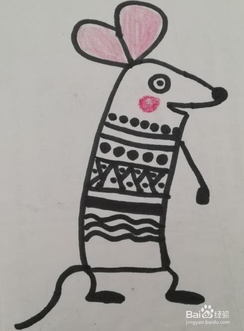 小老鼠的画法 小老鼠的简笔画