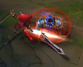 猩红之月亚索皮肤特效