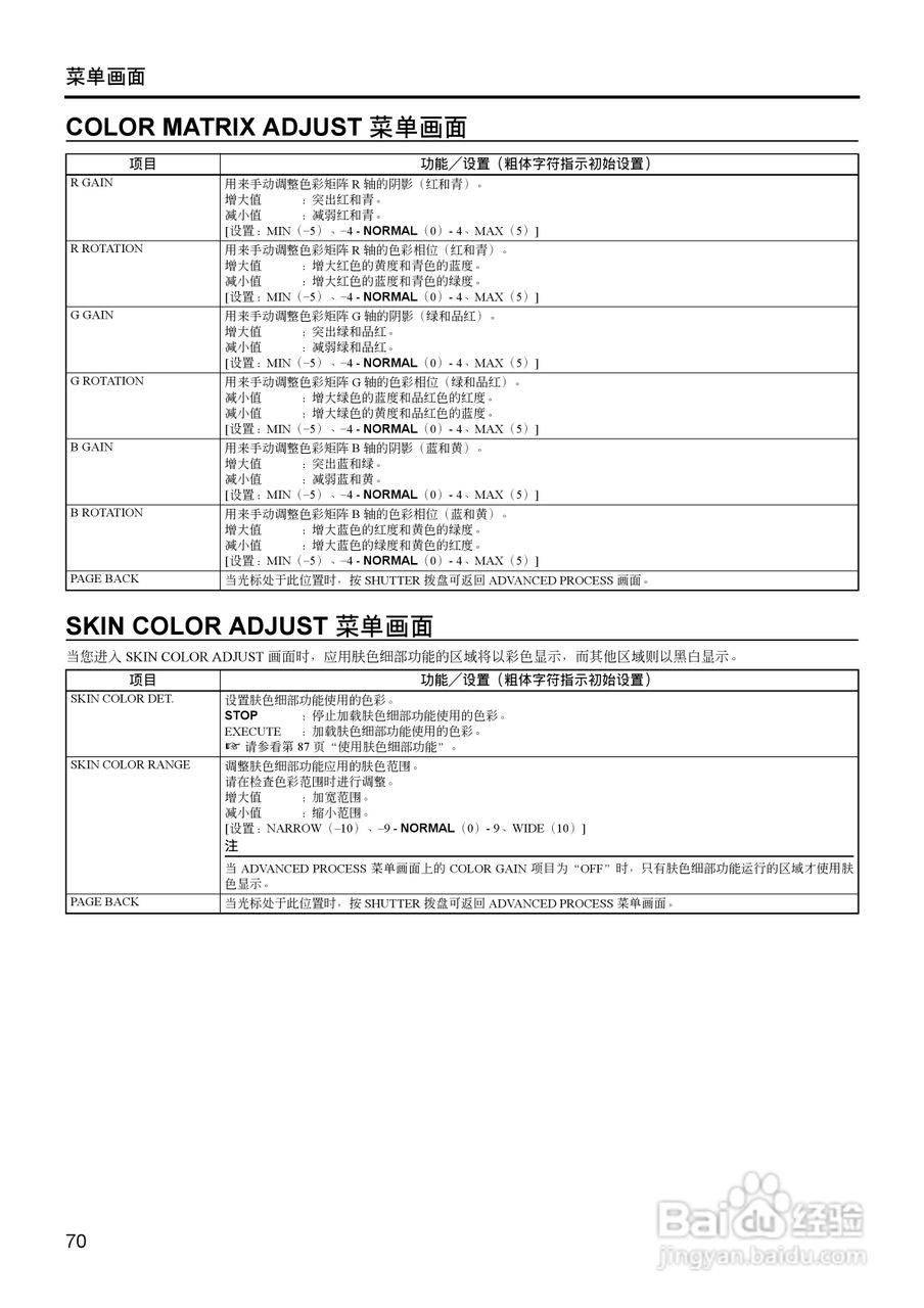 JVC GY-HD111高清肩扛专业摄像机使用说明书:[8]