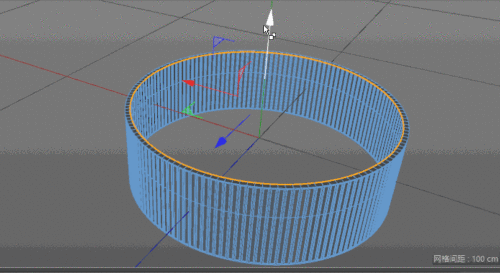 如何用C4D创建一个带条纹的盖子模型