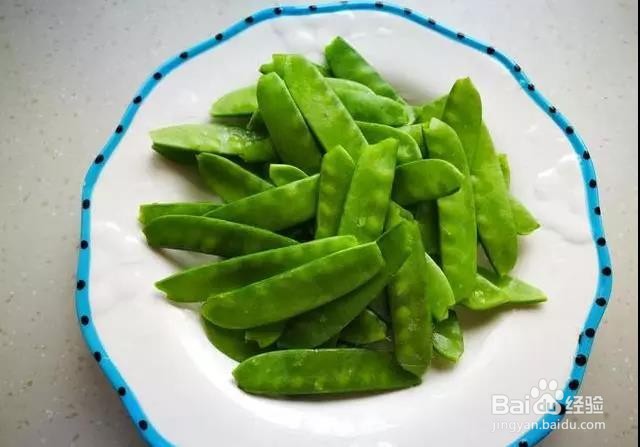 家常清炒荷兰豆
