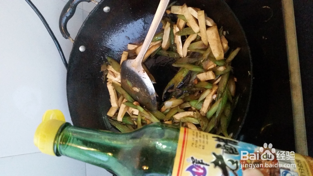 芹菜炒原味豆腐干