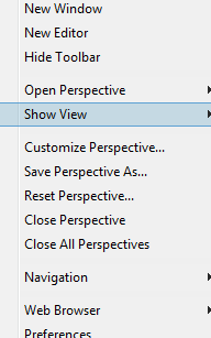 Eclipse怎么显示左边的窗口？