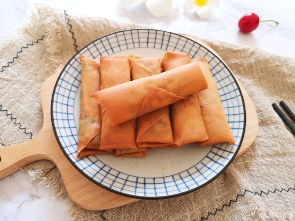 茴香大肉馅春卷