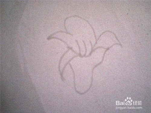 简笔画 百合花怎样画