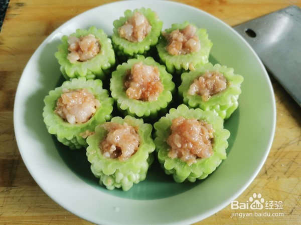 苦瓜酿肉的做法