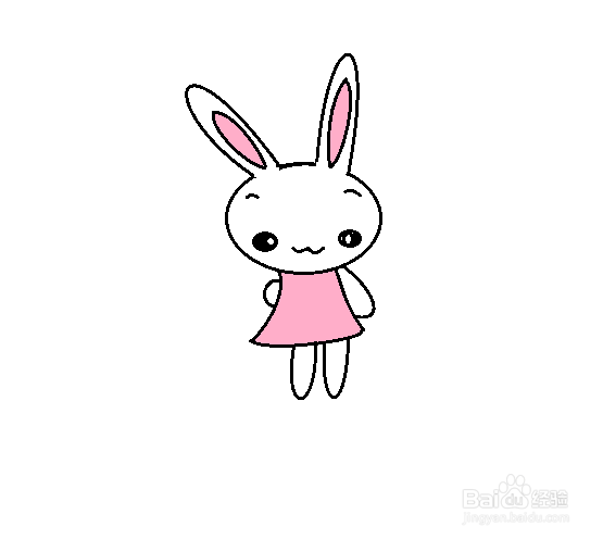 <b>穿裙子的小兔子怎么画</b>