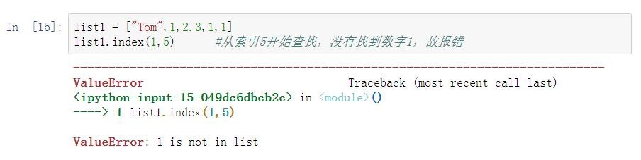 python中怎么使用index()的方法？
