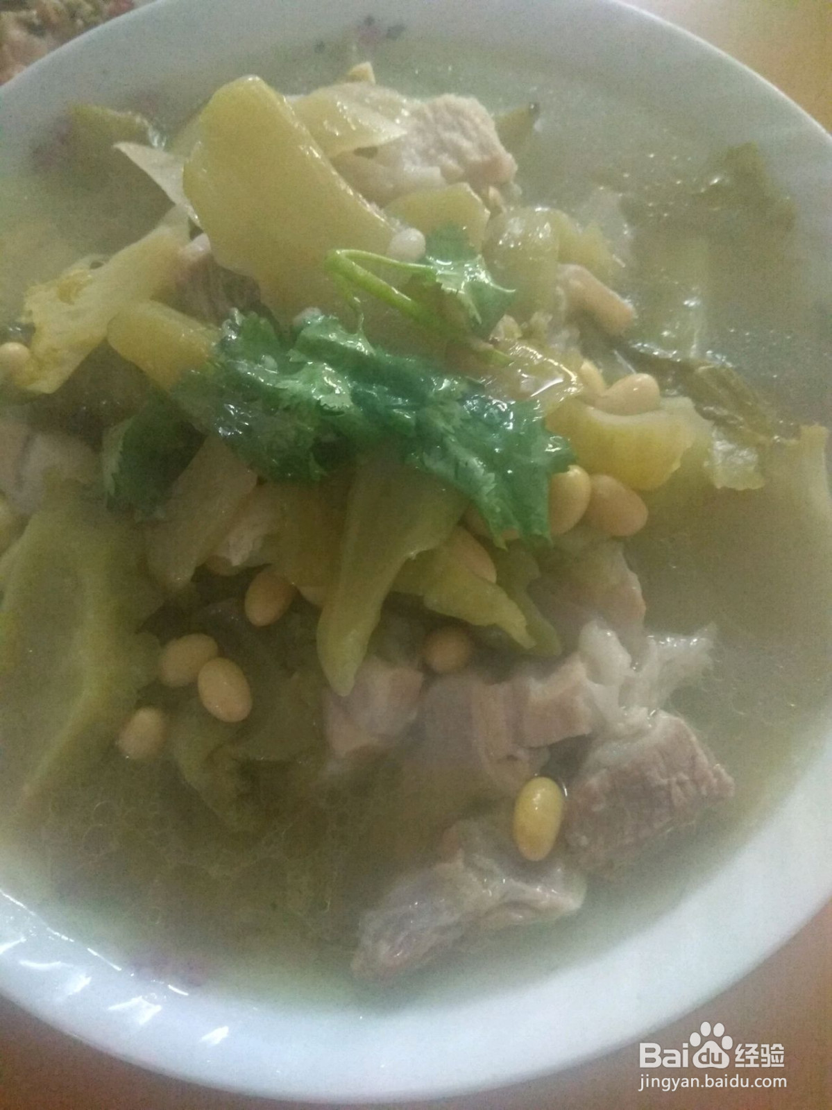 黄豆苦瓜汤的做法