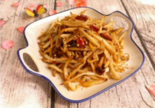 美食—如何做好吃的干煸杏鲍菇