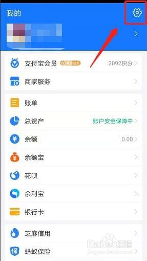 支付宝如何调整字体大小