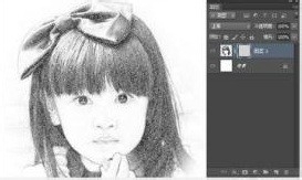 ps cs6转素描效果教程