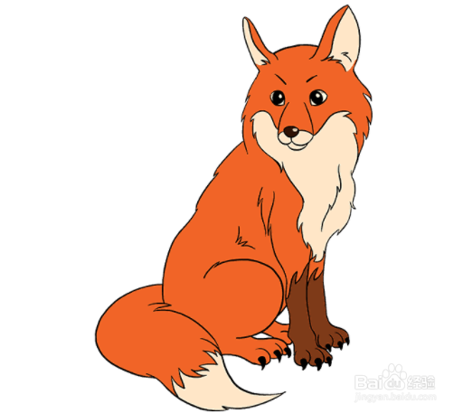 如何绘制狐狸