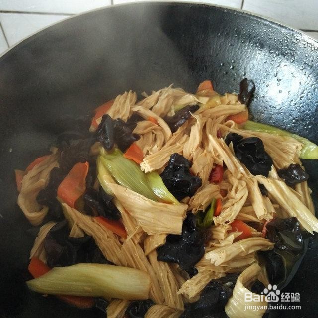 河南红烧腐竹的做法