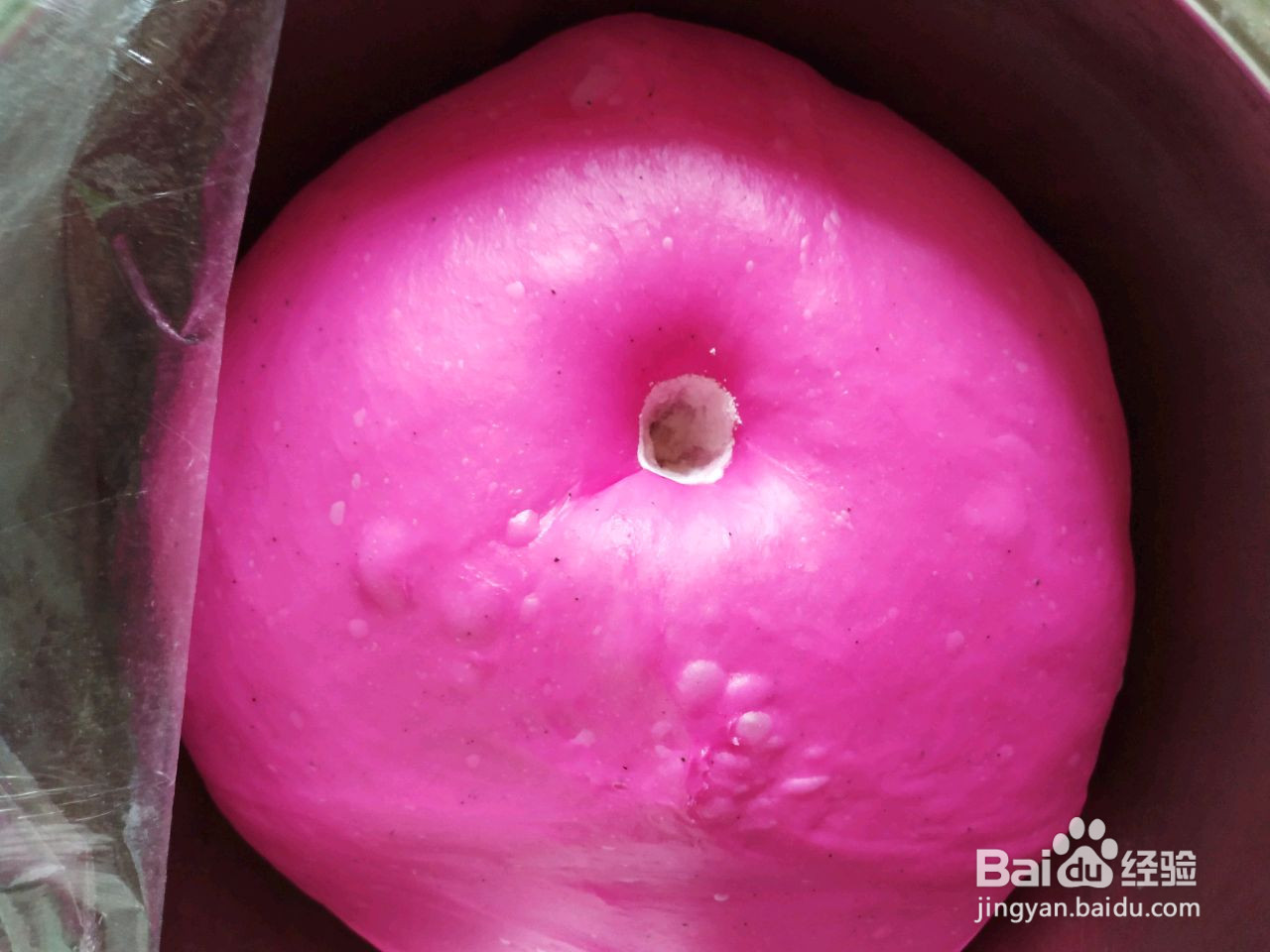 火龙果软欧的做法