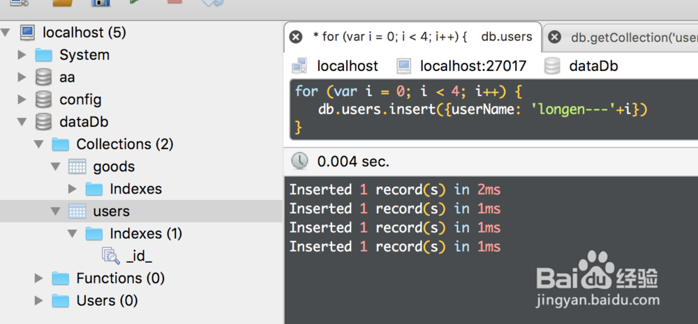 MongoDB可视化工具(Robo 3T)使用教程