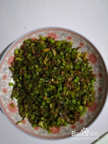 芹菜渣炒肉渣