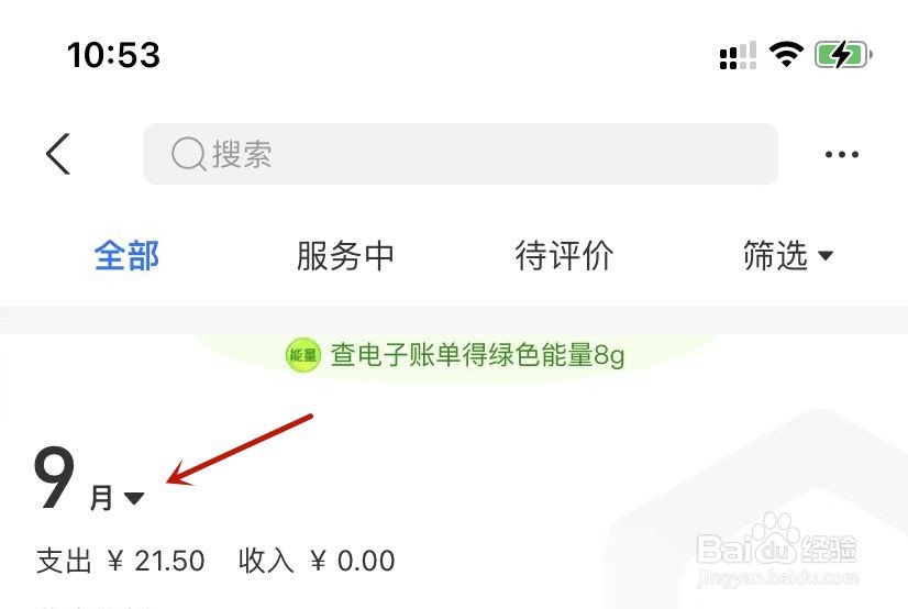 支付宝查询账单