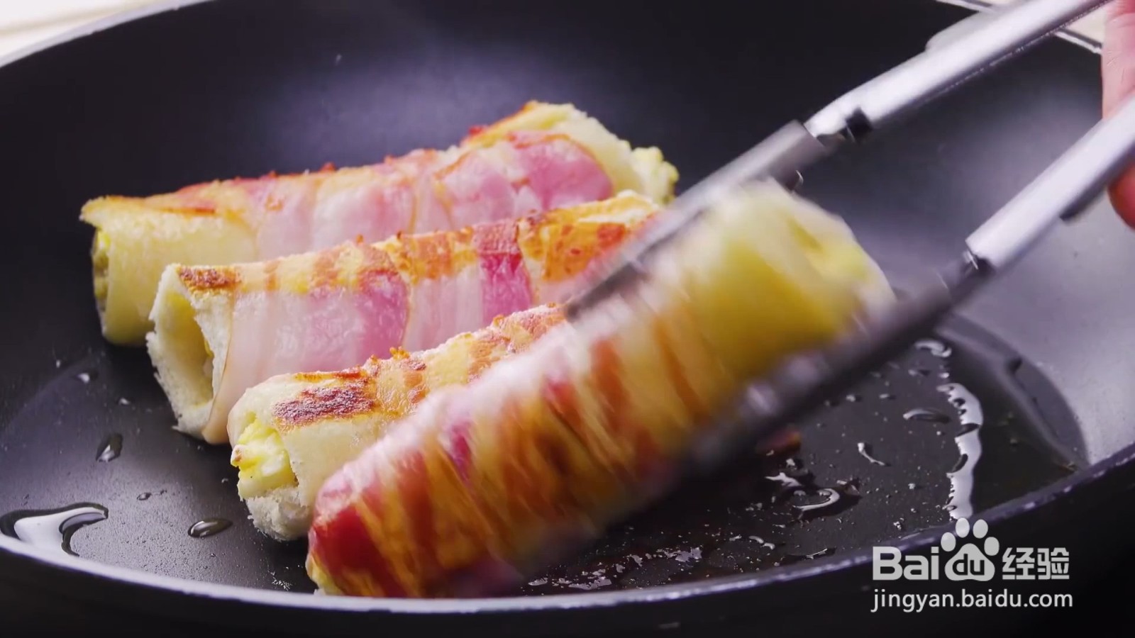 怎么制作吐司蛋培根卷