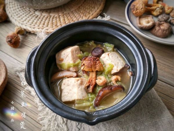 白菜豆腐煲#百菜不如白菜#