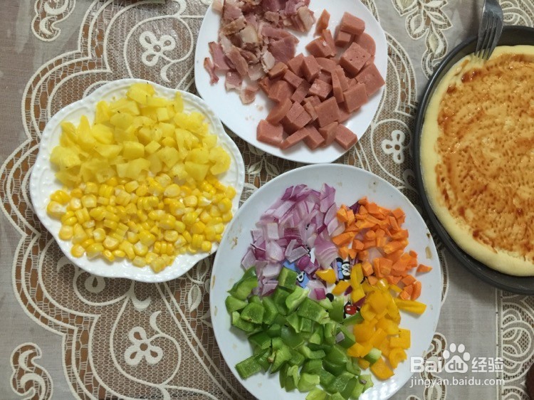 火腿培根披萨的做法