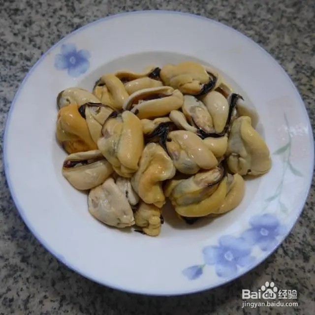 韭菜苔炒海虹
