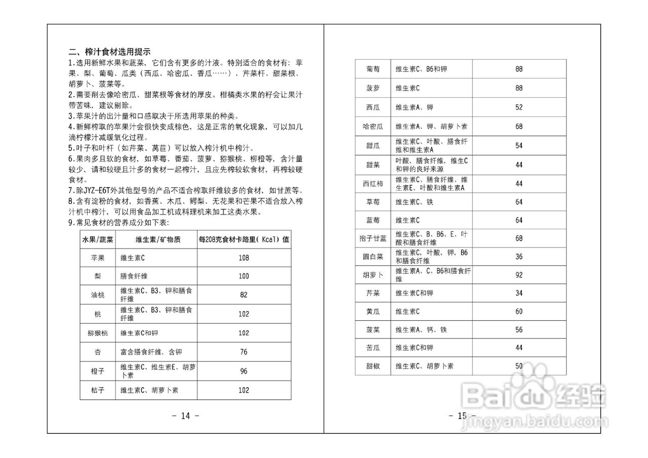 九陽jyz-e5榨汁機使用說明書