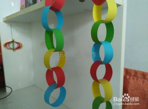 手工:制作彩色拉环