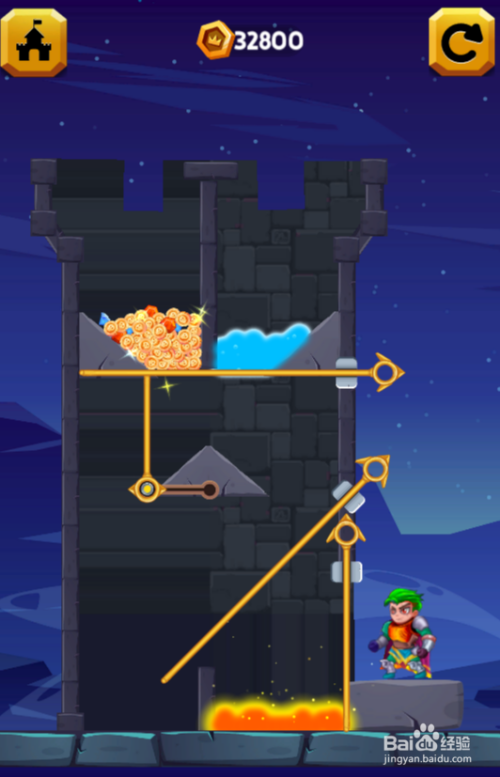 Pull Pins Rescue Hero的Level 62怎样通过